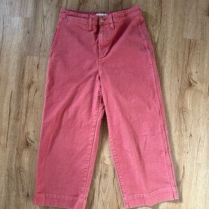 Madewell New Cooper Curvy Slim Wide-Leg Crop Pants